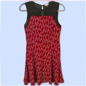 *NWOT* Marabelle Printed  Burgundy Dress